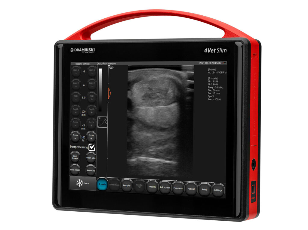 4 vet slim aparat ultrasonograficzny dramiński