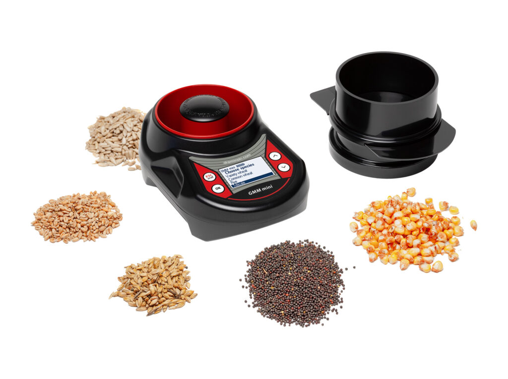 Moisture meter for various types of grains