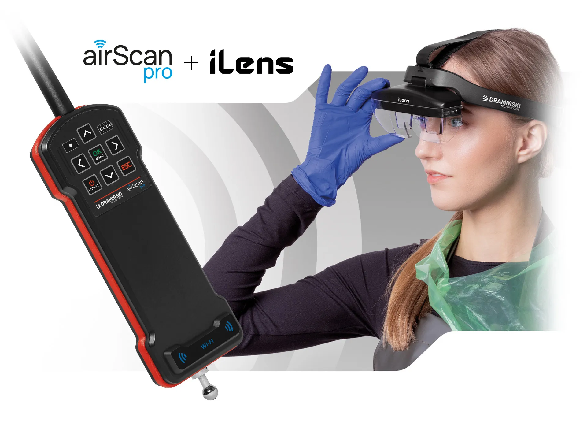 airScan pro Dramiński – connessione iLens per ecografo wireless
